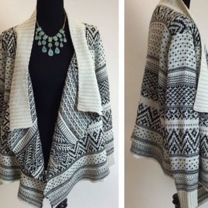 Patty Park Agency Open Front Cardigan Sweater